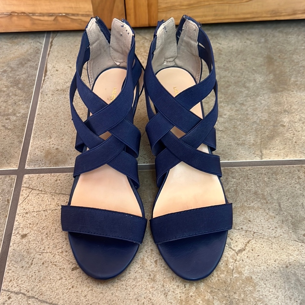 Zip up Wedge heels
